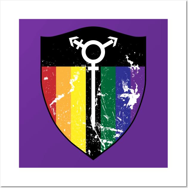 Defender Shield (LGBTQ+) Wall Art by Eldritch Tree